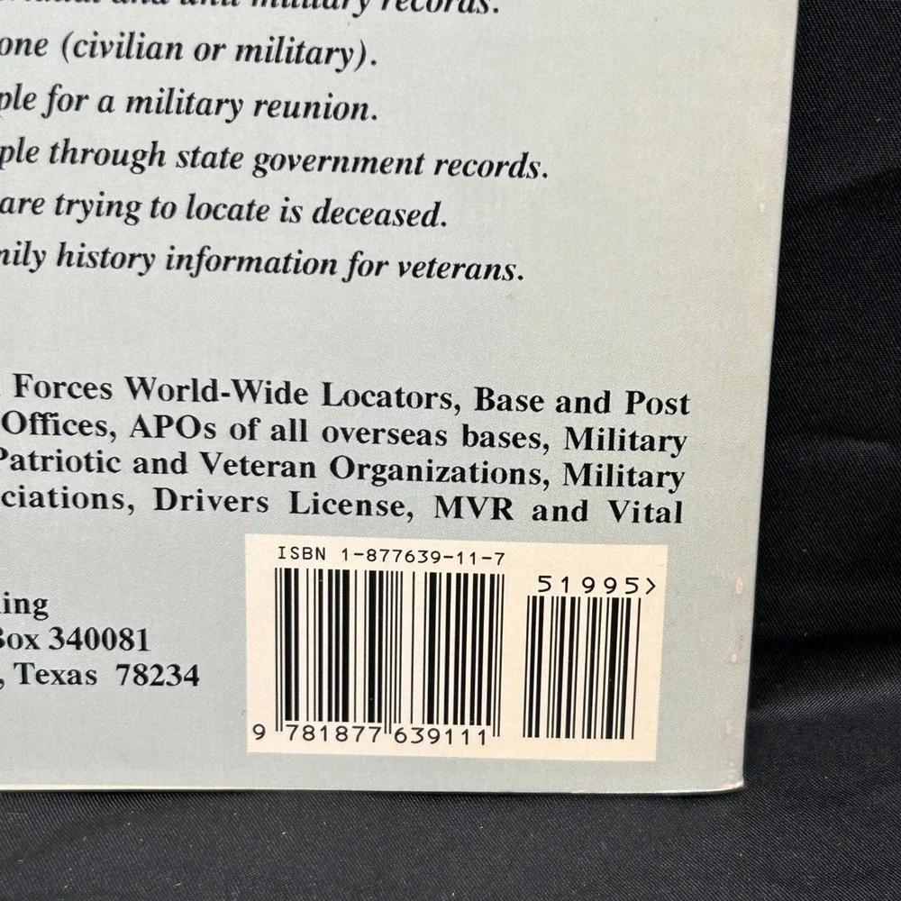 How To Locate Anyone In The Military Armed Forces Locator Directory 5th Ed 1993